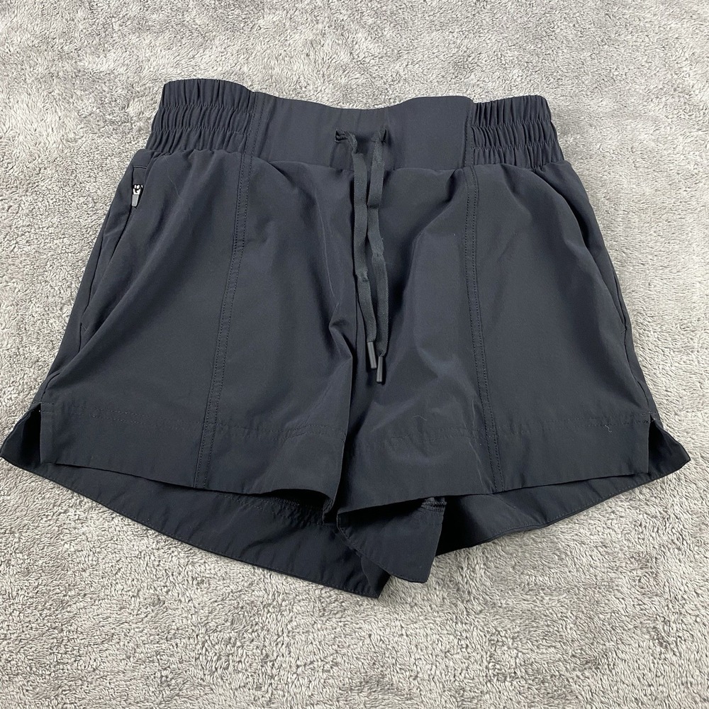 All In Motion Active‎ Light Mid Rise Shorts 4" Womens Small Black